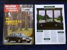 Jaguar XJ 6 4.2 Sonderdruck 1984 + Jaguar Report 1984