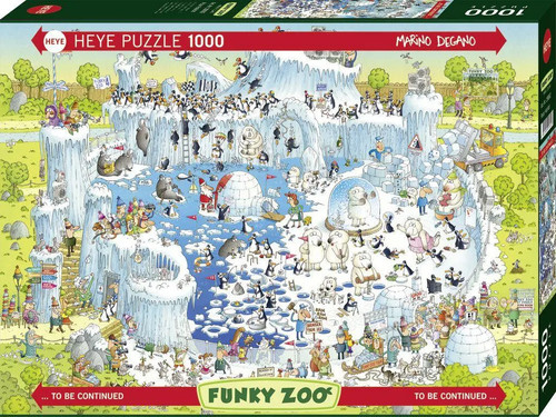 Polar habitat puzzle - habitat.,
