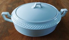 Hutschenreuther Porzellan "Comtesse" Schüssel mit Deckel / Terrine , weiß