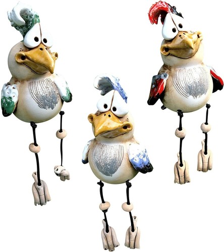 Keramik hahn huhn - keramik,