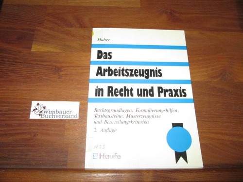 Das arbeitszeugnis recht - das,