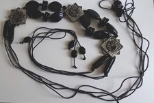 Schwarzer Ledergürtel mit