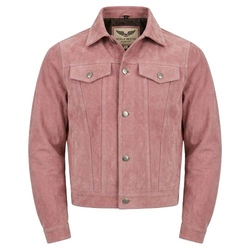 Unisex leder jeans jacke - unisex,