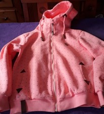 HOODIE "VIN TE"Da.Jacke weich dick warm Lachs GR:3XL wie XL!NP:59,99⚠️s.Maß!Neu!