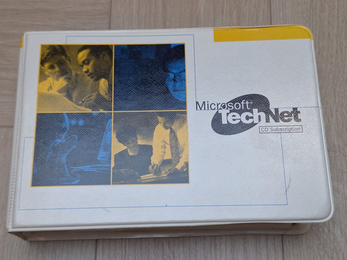 Microsoft technet vintage cds - microsoft,