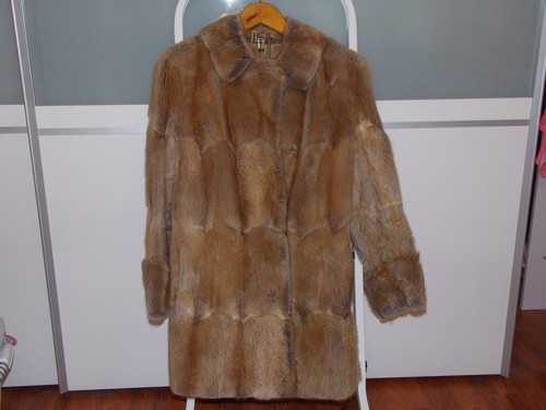Damen echtpelz bisam jacke - damen,
