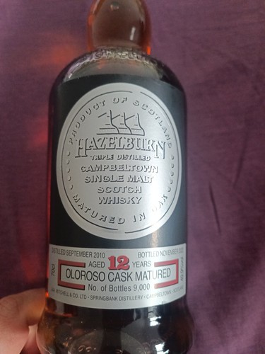 Hazelburn oloroso 9 - 12, 49,9%