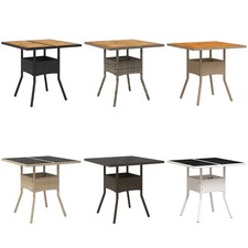 Poly Rattan Gartentisch