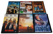 John Wayne Sammlung 6 DVDs. Western Klassiker. RIO BRAVO, GRANDE, LOBO,COWBOYS