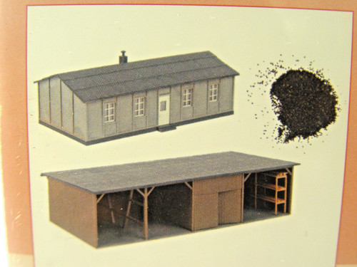 Baracke mit kohleschuppen - mit,