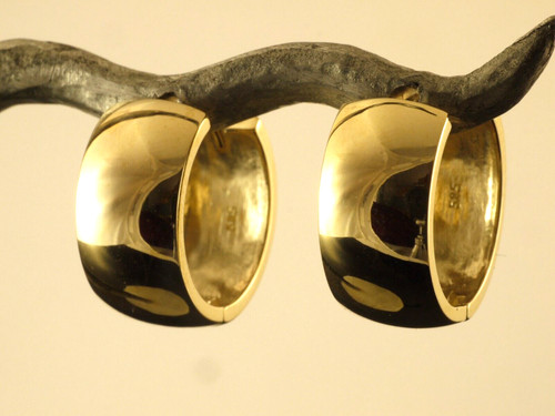 585 gold creolen breite - 585,