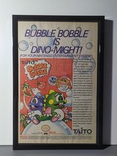 Bubble bobble nes werbeblatt - bobble,