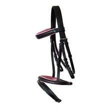 Trense Ledertrense Ponytrense Rosa Pink