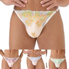 Dessous niedrige Taille Spitze verstellbarer Tanga 5% Elasthan Brandneu Zustand