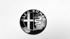 Alfa romeo emblem schwarz - 2x,