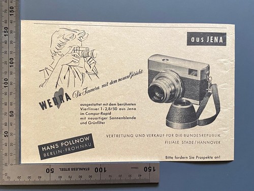 1955 werra kamera jena - 1955,
