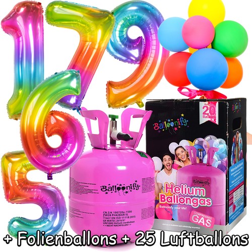 Folienballons ballongas - folienballons, +