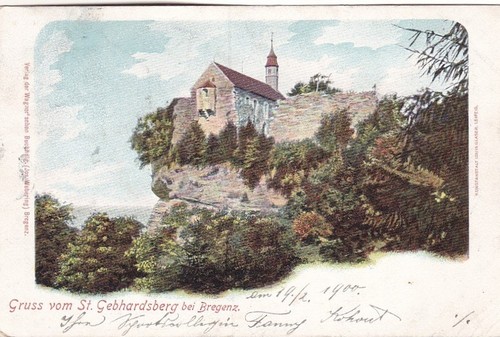 Alte bregenz gebhardsberg - alte, ak