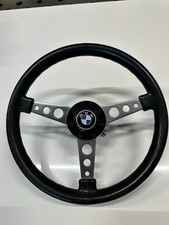 BMW 2002 E9 E10 Sportlenkrad 350mm Schwarz Leder M Sport