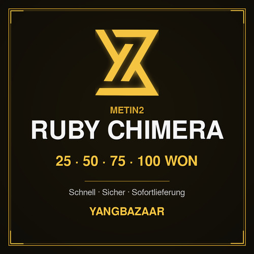 Metin2 ruby chimera 100 won - ruby, 25-100