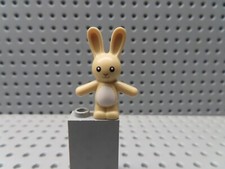 Lego Tier Hase Teddy stehend beige Gesicht 66965pb01  41737 10308   NEU