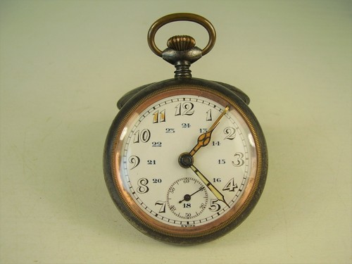 Antike taschenuhr eisen mit - taschenuhr,