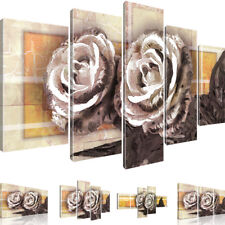 Bilder Rosen Blumen Kunst Wandbild auf Leinwand