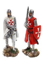 2 Stück Tempelritter Figuren