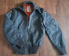 Bundeswehr Fliegerjacke Lederjacke, Original, Neu