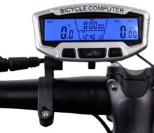 Fahrradcomputer LCD Fahrrad Tachometer Radfahren Kilometerzähler Fahrradtacho