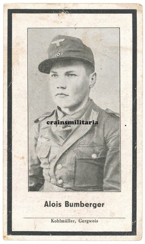 Orig sterbebild panzer funk - sterbebild,