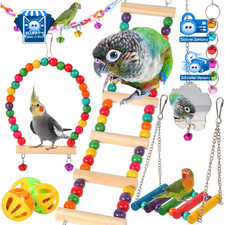 Vogelspielzeug Set 9-teilig