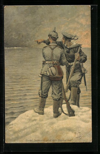 Künstler arthur thiele - künstler-ak,