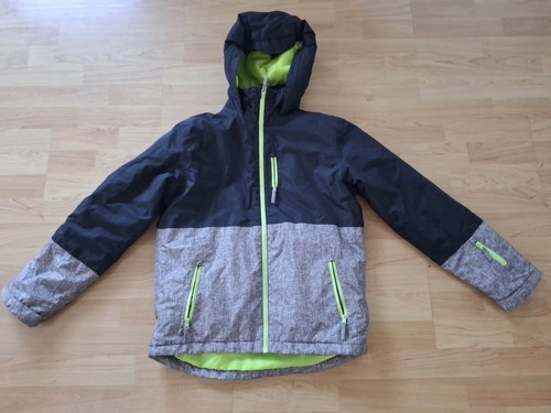 Winterjacke schwarz grau - schwarz,,