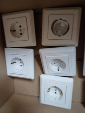 5x STECKDOSEN MIT  RAHMEN Garagenfund Wurde Nie Verarbeitet Von PRIMALUXE