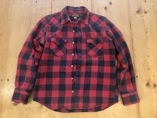IRON HEART Ultraheavy Flannel Shirt M | Buffalo Check | Made in Japan