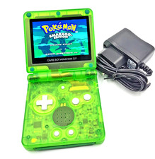 Gameboy Advance SP AGS 101 IPS V5 LCD Bildschirm  Nintendo Clear Green/Grün NEU