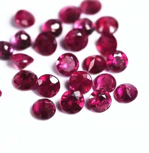 Rubin ruby rund - 1x,