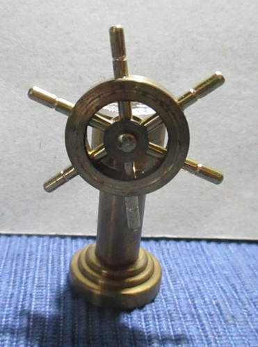 Steuerrad mit kompass messing - mit,