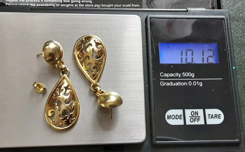 Ohrringe 585 gold groß - ,