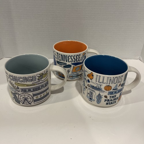 Lot starbucks mugs - 3,