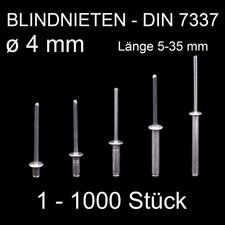 Blindnieten Popnieten Alu