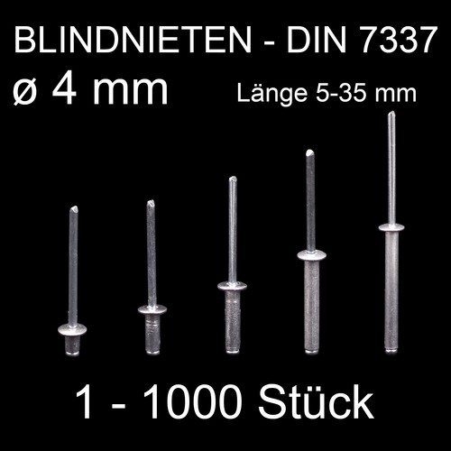 Blindnieten popnieten alu - popnieten,
