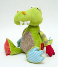 SIGIKID Drache Sweety grün Krokodil  Patchwork Stofftier 38711