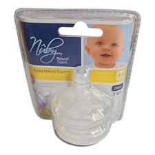 6x 2er Set Nuby Natural Touch Sauger Schnuller Flaschenaufsat insgesamt 12 Stück