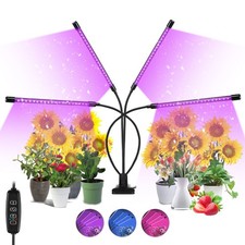 LED Pflanzenlampe Pflanzenbeleuchtung Gewächshaus  Vollspektrum Grow Panel UV&IR