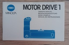 MINOLTA  Anleitung " MOTOR
