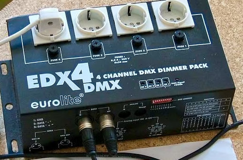 Eurolite dimmerpack edx4 dmx - eurolite,