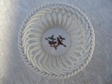 kleine HEREND Schale Durchbruch Schale Korb ROTHSCHILD Vögel