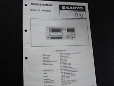 Original Service Manual Schaltplan Sanyo PLUS D10